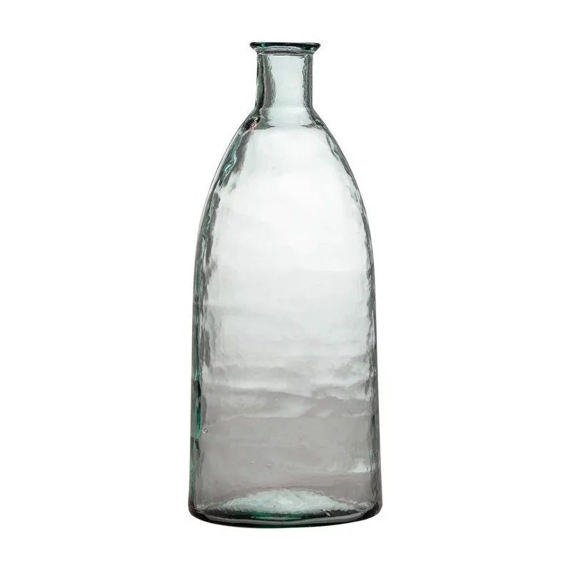 BOUTEILLE DECO VERRE RECYCLE 61CM