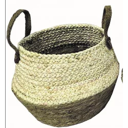 CORBEILLE RONDE AVEC ANSES NATURE- L D40cm