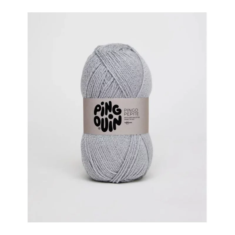 LAINE PINGO PEPITE GRIS