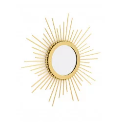 MIROIR ETOILE D25CM DORE PM