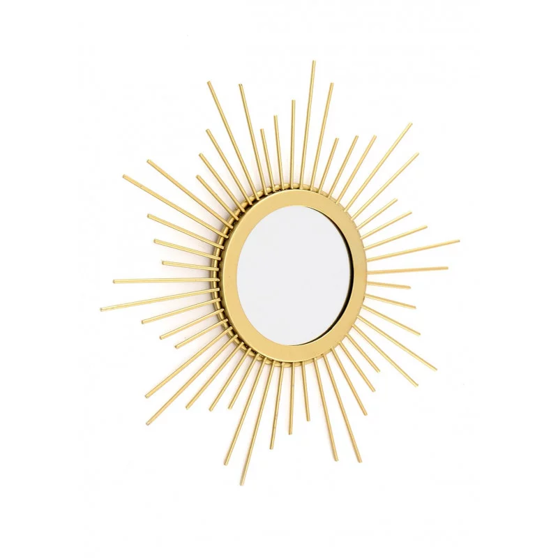MIROIR ETOILE D25CM DORE PM