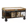 TABLE BASSE VINTAGE 118,5X69X63 TIROIR C