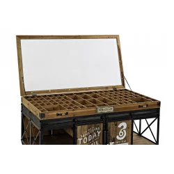 TABLE BASSE VINTAGE 118,5X69X63 TIROIR C