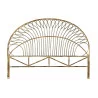 TETE DE LIT RONDE PAON ROTIN 177X4X131 N
