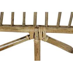 TETE DE LIT RONDE PAON ROTIN 177X4X131 N