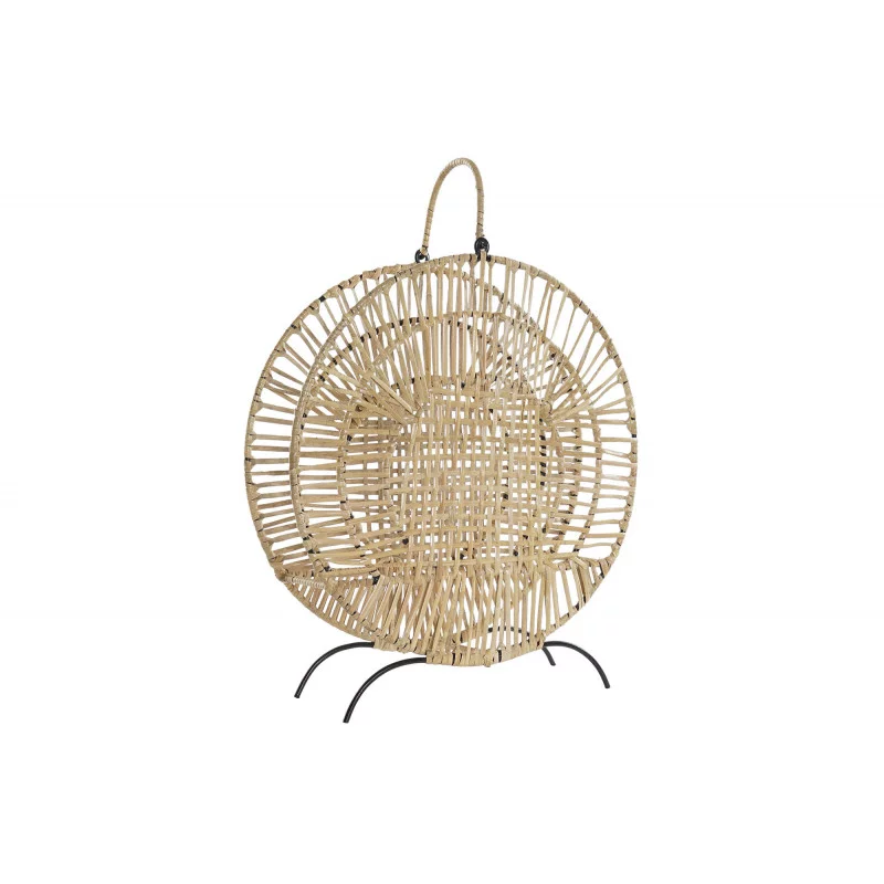 PORTE-REVUES ROND ROTIN 41X12X47 NATUREL