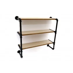 ETAGERE TUYAU INDUS 55X55X18CM