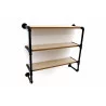 ETAGERE TUYAU INDUS 55X55X18CM