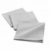 3 SERVIETTES DE TABLE INITIA GRIS 40 x 40 cm
