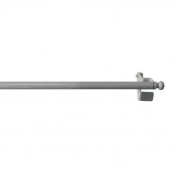 TRINGLE FIXATION RAPIDE GRIS DE 80 À 110cm EN MÉTAL