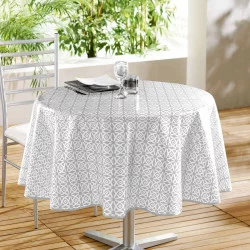 NAPPE RONDE ABACA 160 CM PVC