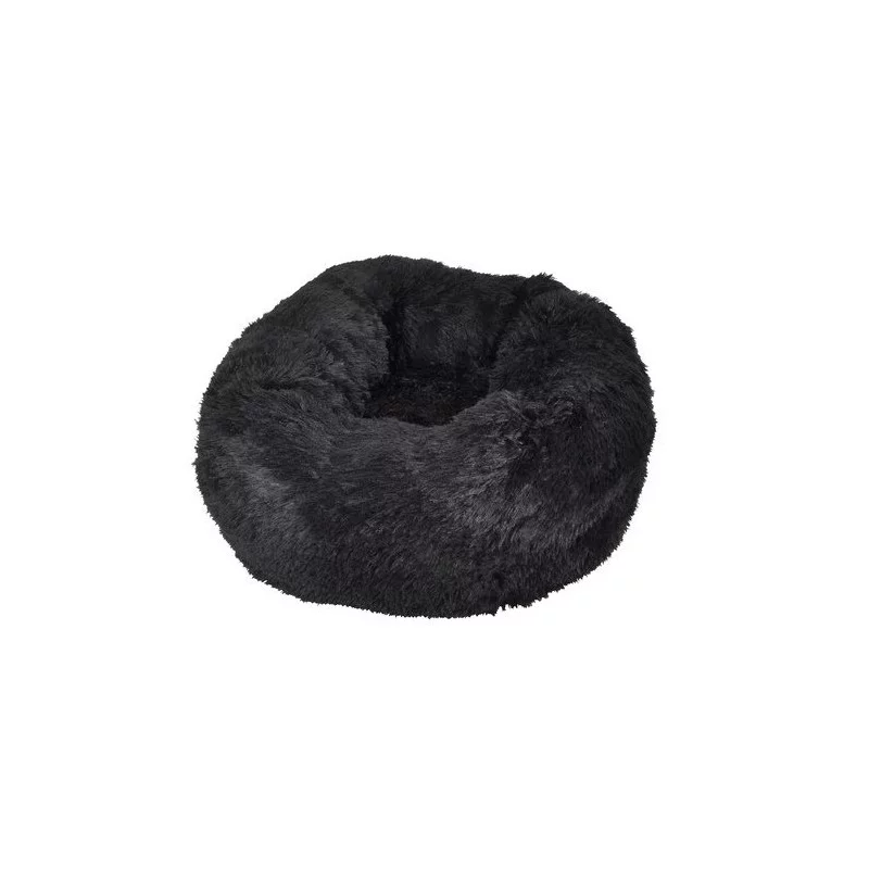 COUCHAGE FLUFFY NOIR ROND APAISANT D55X25cm