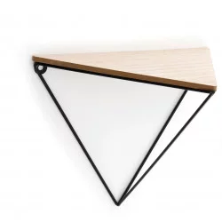 ÉTAGÈRE MURALE FORME TRIANGLE 25X21x18cm