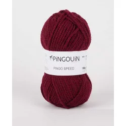 Pelote de laine Pingo Speed bordeaux