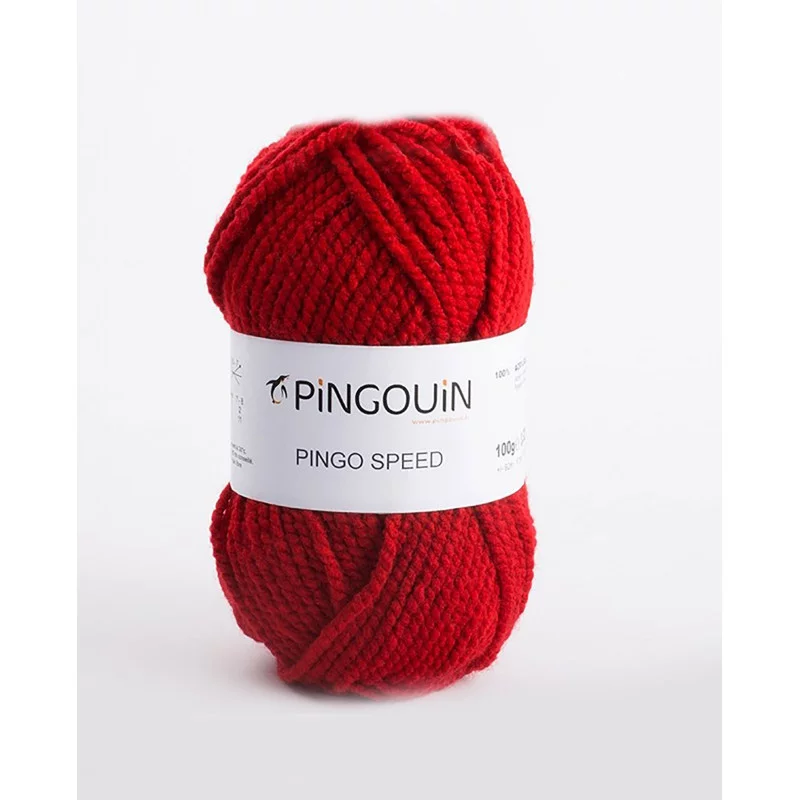 Pelote de laine Pingo Speed cerise