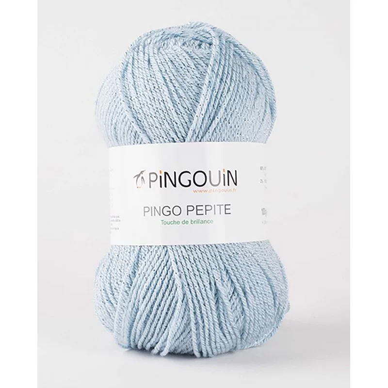LAINE PINGO PEPITE CIEL