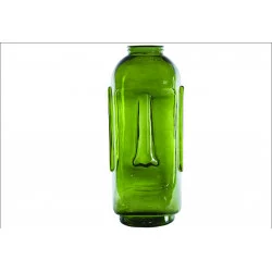 VASE MOAI OLIVE D30x69CM