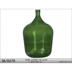 DAME-JEANNE OLIVE 34L D40x56CM