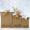 SAC DE CONSERVATION EN TOILE DE JUTE X3