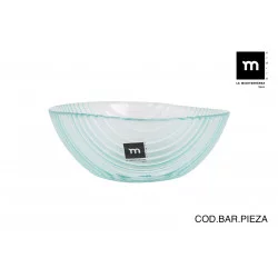 BOL D17cm URIEL VERRE TRANSPARENT AVEC