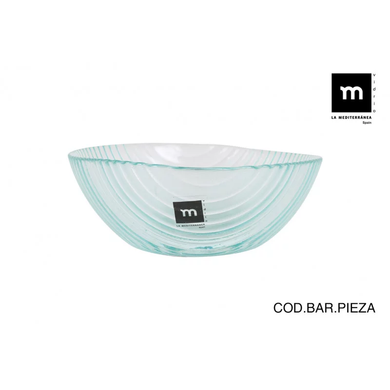 BOL D17cm URIEL VERRE TRANSPARENT AVEC