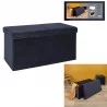 COFFRE BANC PLIABLE RETRO BLEU NUIT