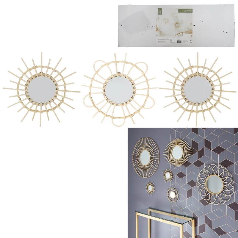 MIROIR ROTIN X3 28CM