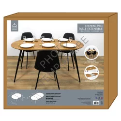 TABLE EXTENSIBLE 4 A 6 PERSONNES