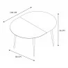 TABLE EXTENSIBLE 4 A 6 PERSONNES