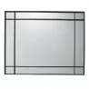 MIROIR RECTANGLE ART DECO NOIR