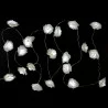GUIRLANDE ROSE BLANCHE 20 LED 3M50