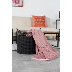 CORBEILLE METAL FILAIRE NOIR GM 44X40X4