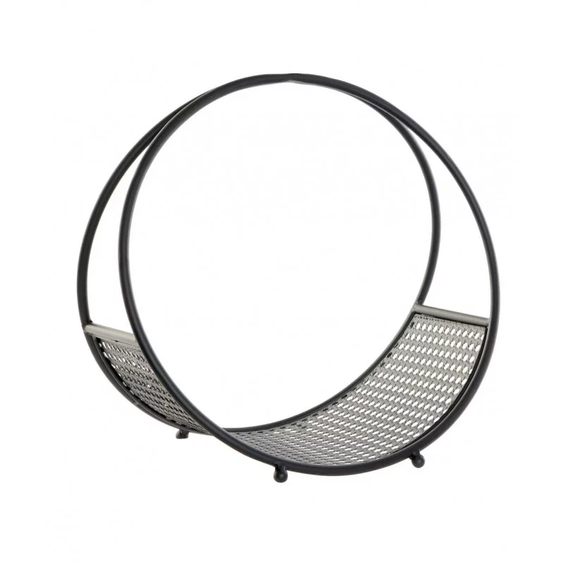 PORTE BUCHES METAL 40X26X38 NOIR GM