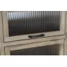 VITRINE ANDREA BOIS MDF ET VERRE 90x36x115cm