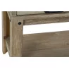 VITRINE ANDREA BOIS MDF ET VERRE 90x36x115cm