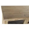 VITRINE ANDREA BOIS MDF ET VERRE 90x36x115cm