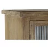 VITRINE HAUTE ANDREA BOIS NATURELLE 76x36x160cm