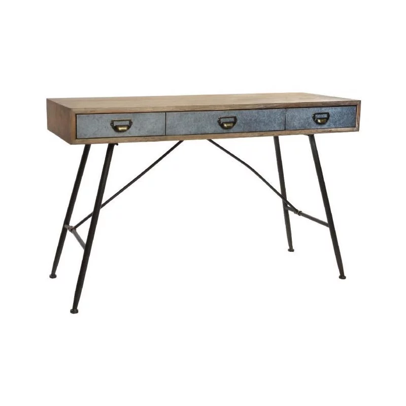 CONSOLE BRUCE 120X48,5X78 ZINC GRIS META CONSOLE BRUCE 120X48,5X78 ZINC GRIS META