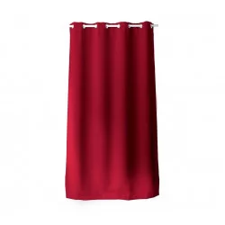 RIDEAU OCCULTANT ROUGE 140X240CM