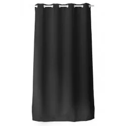RIDEAU OCCULTANT NOIR 100% POLYESTE