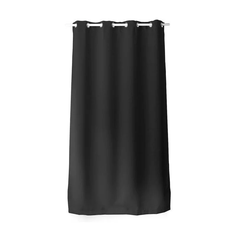 RIDEAU OCCULTANT NOIR 100% POLYESTE