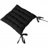GALETTE PIQUEEE NOIR COTON