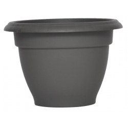 BAC FLEURS CAMPANE D24,5CM GRIS PAILLETE