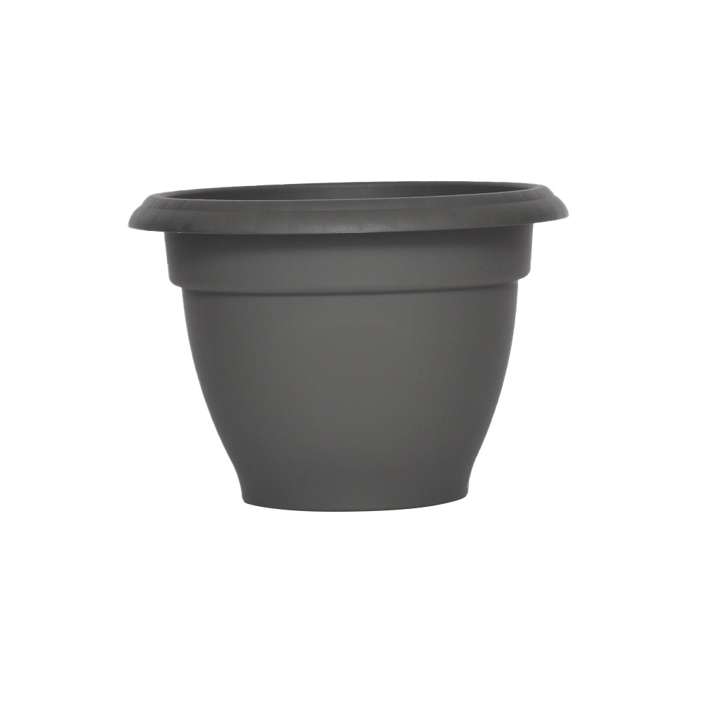 BAC FLEURS CAMPANE D24,5CM GRIS PAILLETE
