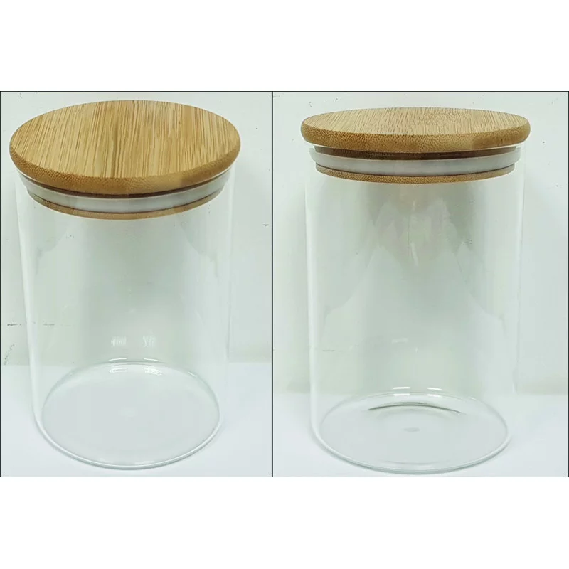 BOCAL CUISINE VERRE/BAMBOU 900ml