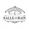 STICKER PORTE "SALLE DE BAIN" BONHEURS STICKER PORTE "SALLE DE BAIN" BONHEURS