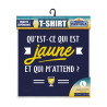 T SHIRT "...EST JAUNE" L