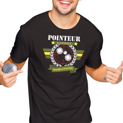 T SHIRT PETANQUE "POINTEUR"L