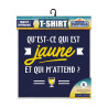 T SHIRT "...EST JAUNE" XL