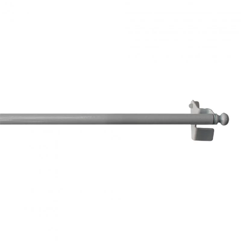 TRINGLE FIXATION RAPIDE GRIS DE 80 À 110cm EN MÉTAL